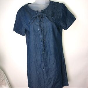 Before You Collection Blue Jean Dress Firefly NWT Large‎